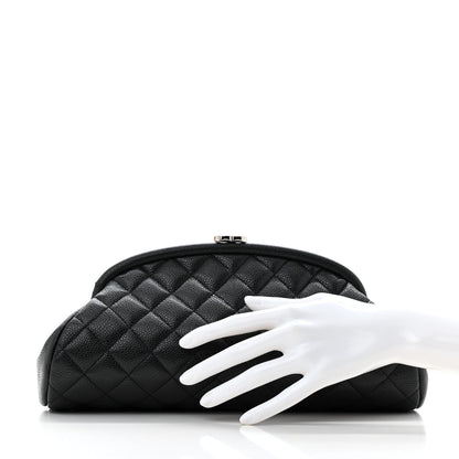 Chanel Caviar Quilted Timeless Clutch Black 2 of 11