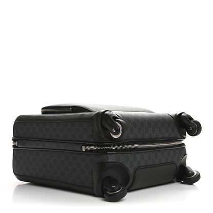 Gucci GG Supreme Monogram Gran Turismo Suitcase Black Grey 3 of 13