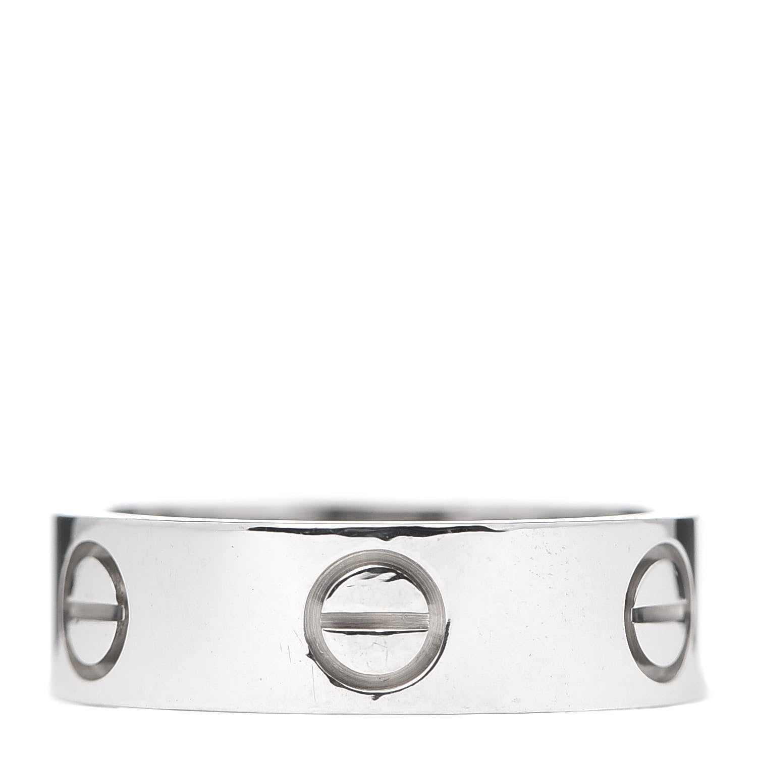 Cartier 18K White Gold 5.5mm LOVE Ring 52 6 3 of 6