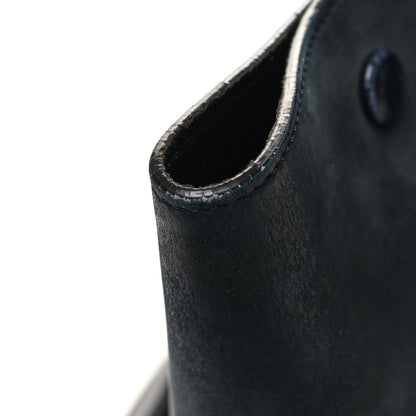 Celine Nubuck Crocodile Embossed Medium Trapeze Navy 16 of 16