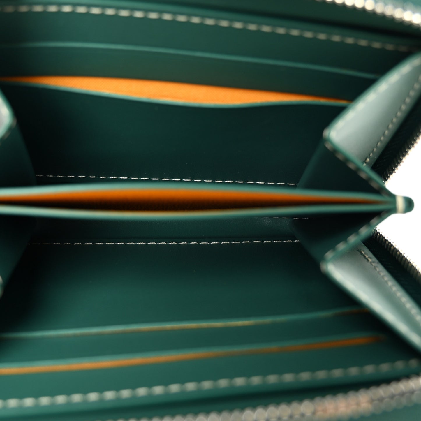 Goyardine Matignon PM Wallet Green