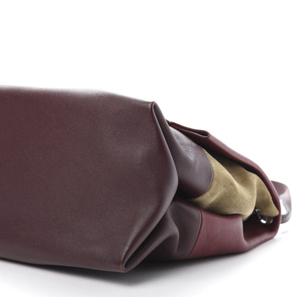 Celine Calfskin Suede All Soft Shoulder Bag Burgundy 7 of 17