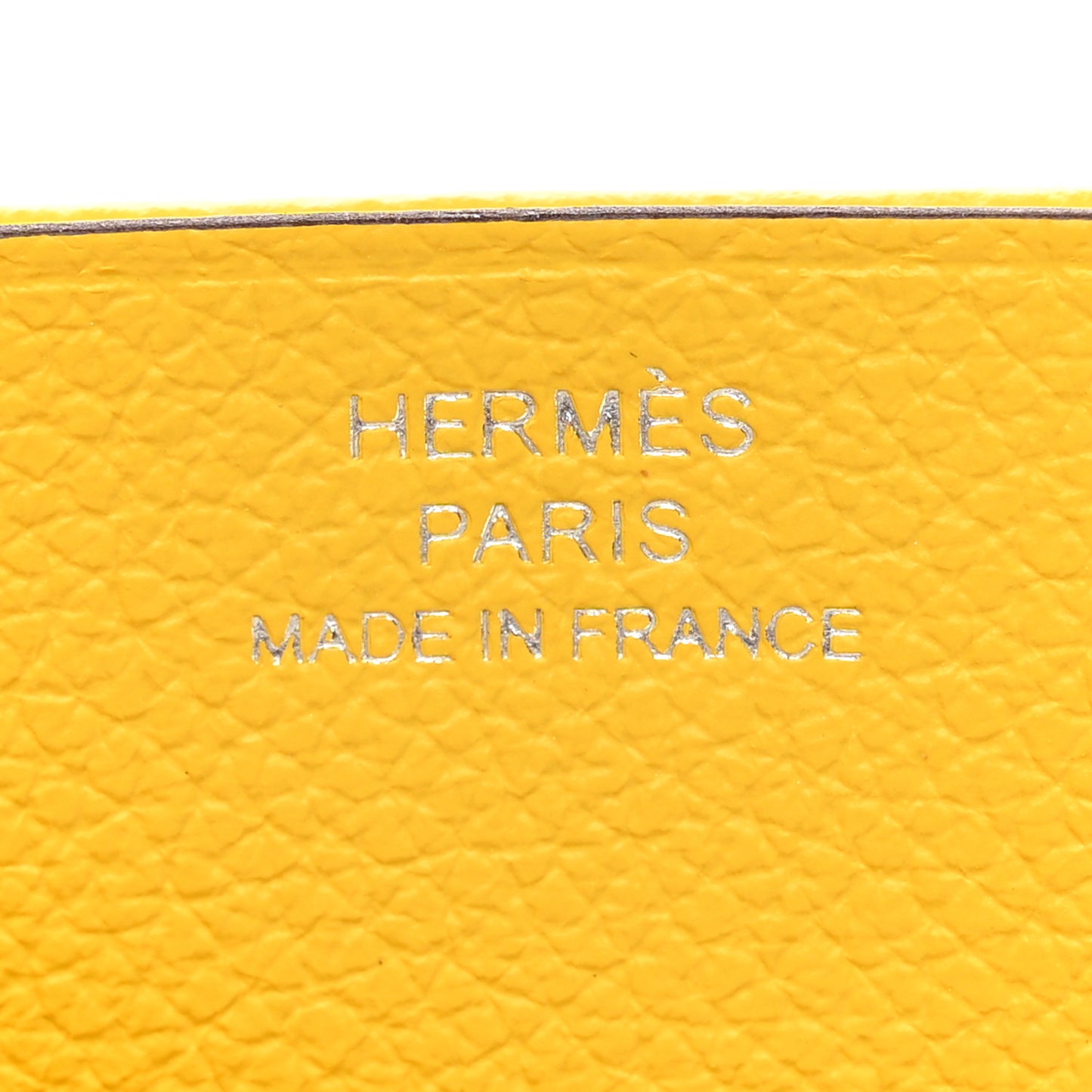 Evercolor Sellier Card Holder Jaune Ambre