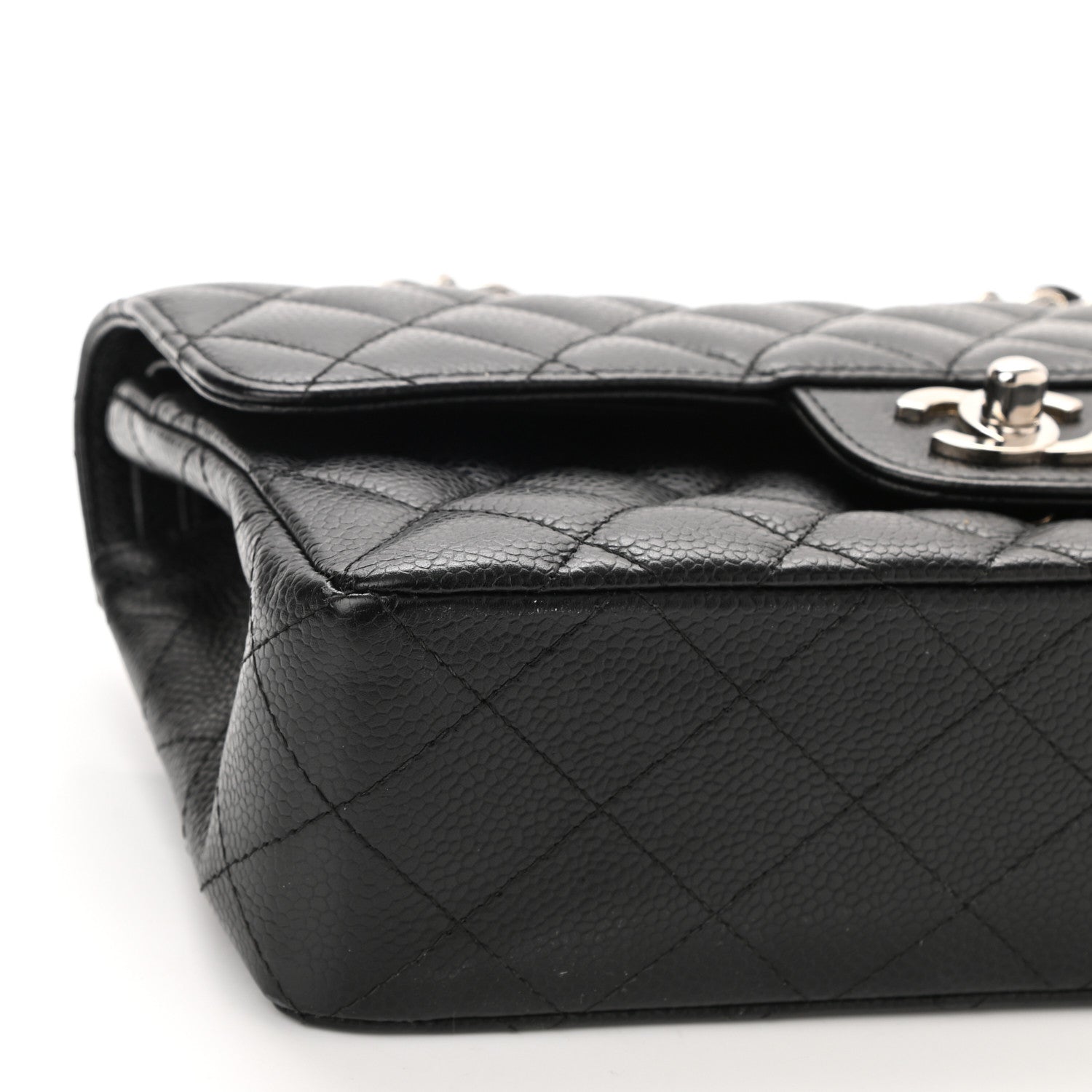 Chanel Caviar Quilted Small Double Flap Black 8 of 9