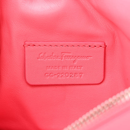 Salvatore Ferragamo Calfskin Mini Viva Bow Shoulder Bag Pink 6 of 10