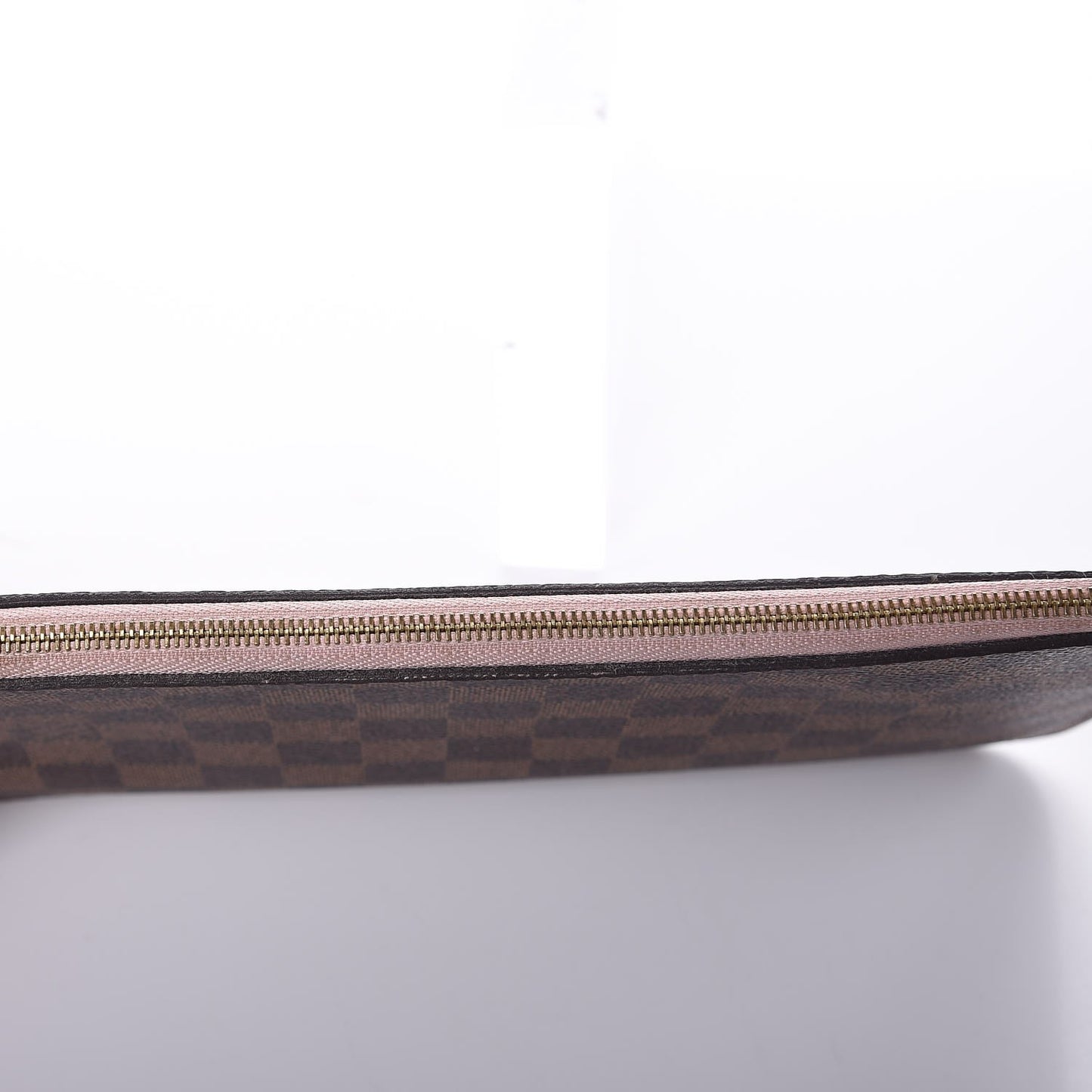 Damier Ebene Neverfull MM GM Pochette Rose Ballerine