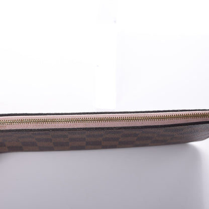 Louis Vuitton Damier Ebene Neverfull MM GM Pochette Rose Ballerine 9 of 10
