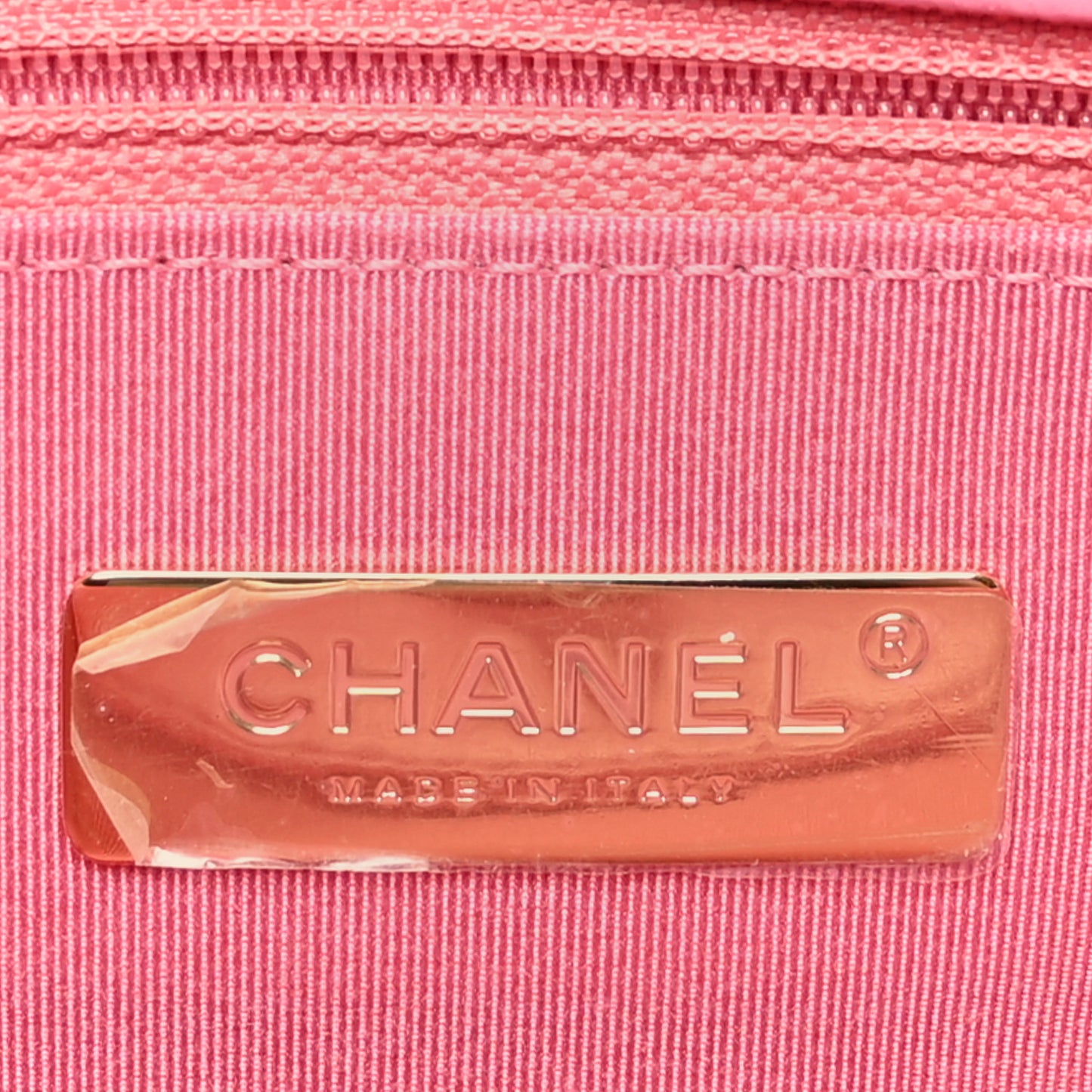 Lambskin Quilted Medium Chanel 19 Flap Pink
