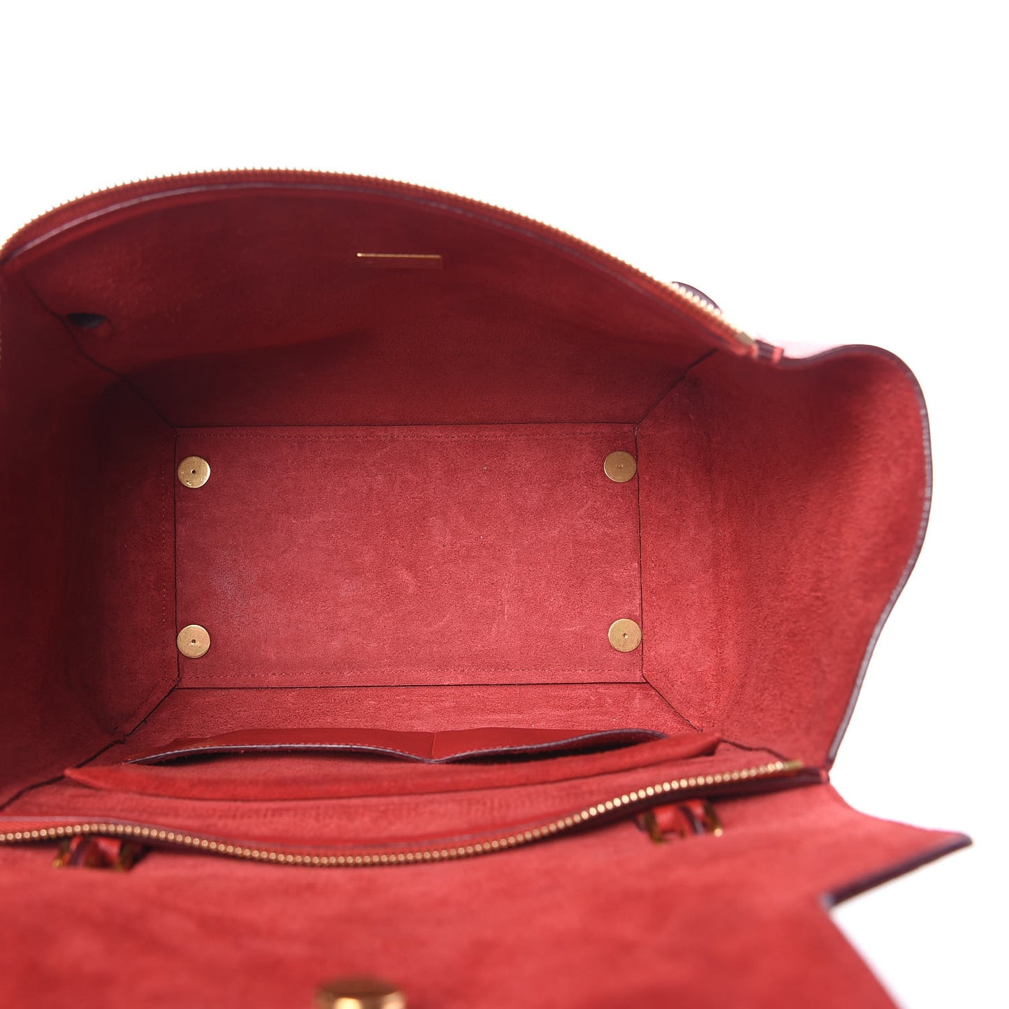 Grained Calfskin Mini Belt Bag Coquelicot