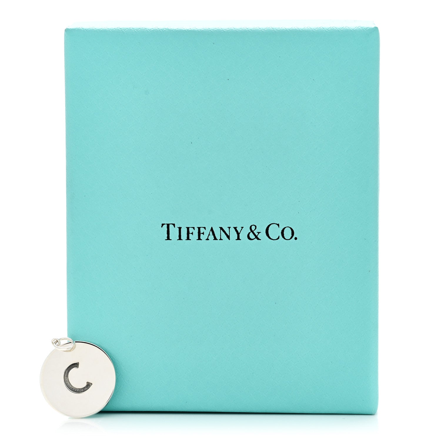 Tiffany Sterling Silver Block Letter C Charm 5 of 5