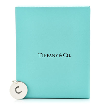 Tiffany Sterling Silver Block Letter C Charm 5 of 5