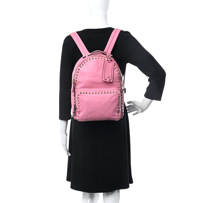 Valentino Garavani Vitello Medium Rockstud Backpack Ninphea 2 of 11