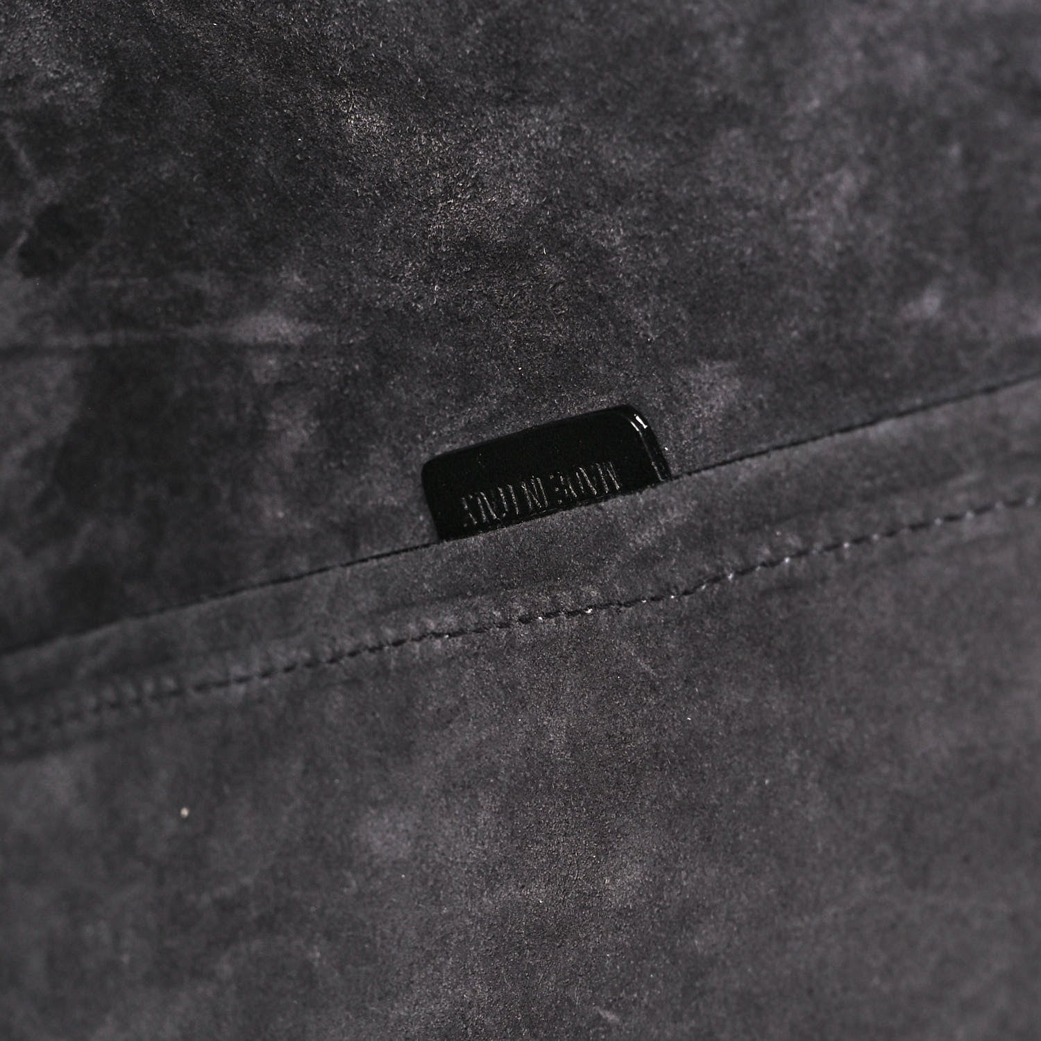 Jimmy Choo Calfskin Crocodile Embossed Nine2Five East West Tote Black 7 of 12