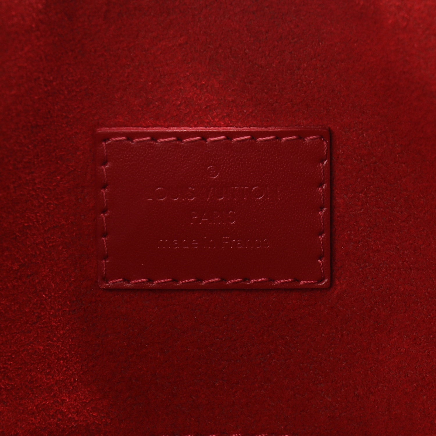 Louis Vuitton Damier Ebene Caissa Hobo Cherry 6 of 10