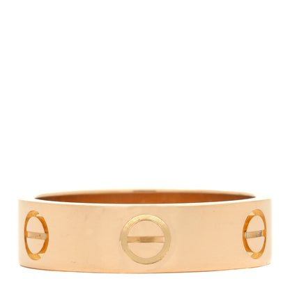Cartier 18K Yellow Gold 5.5mm LOVE Ring 56 7.5 1 of 4