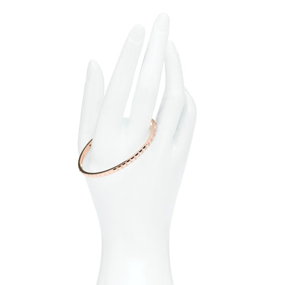 Boucheron 18K Pink Gold Quatre Clou de Paris Small Bangle Bracelet 16 2 of 5