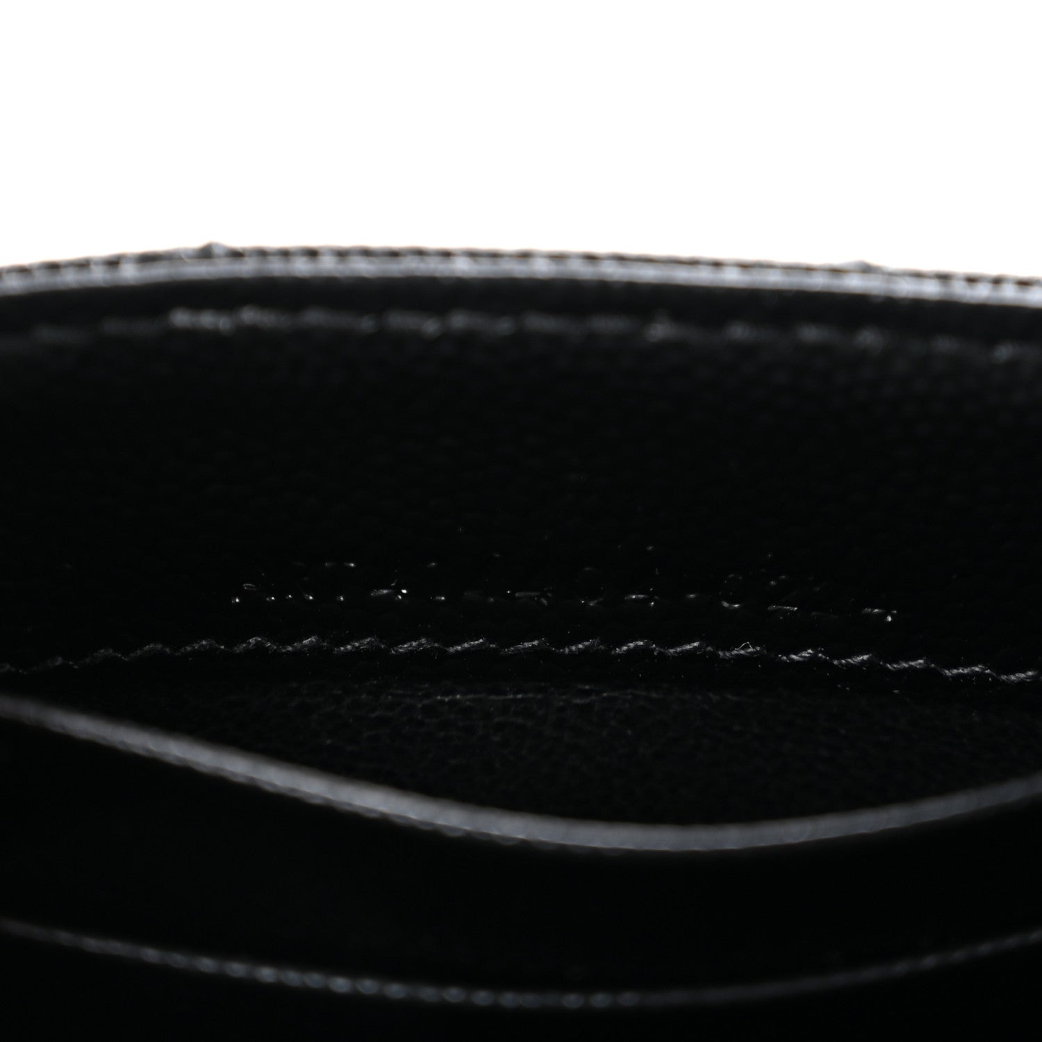 Saint Laurent Grain De Poudre Matelasse Chevron Small Monogram Envelope Wallet Black 7 of 10