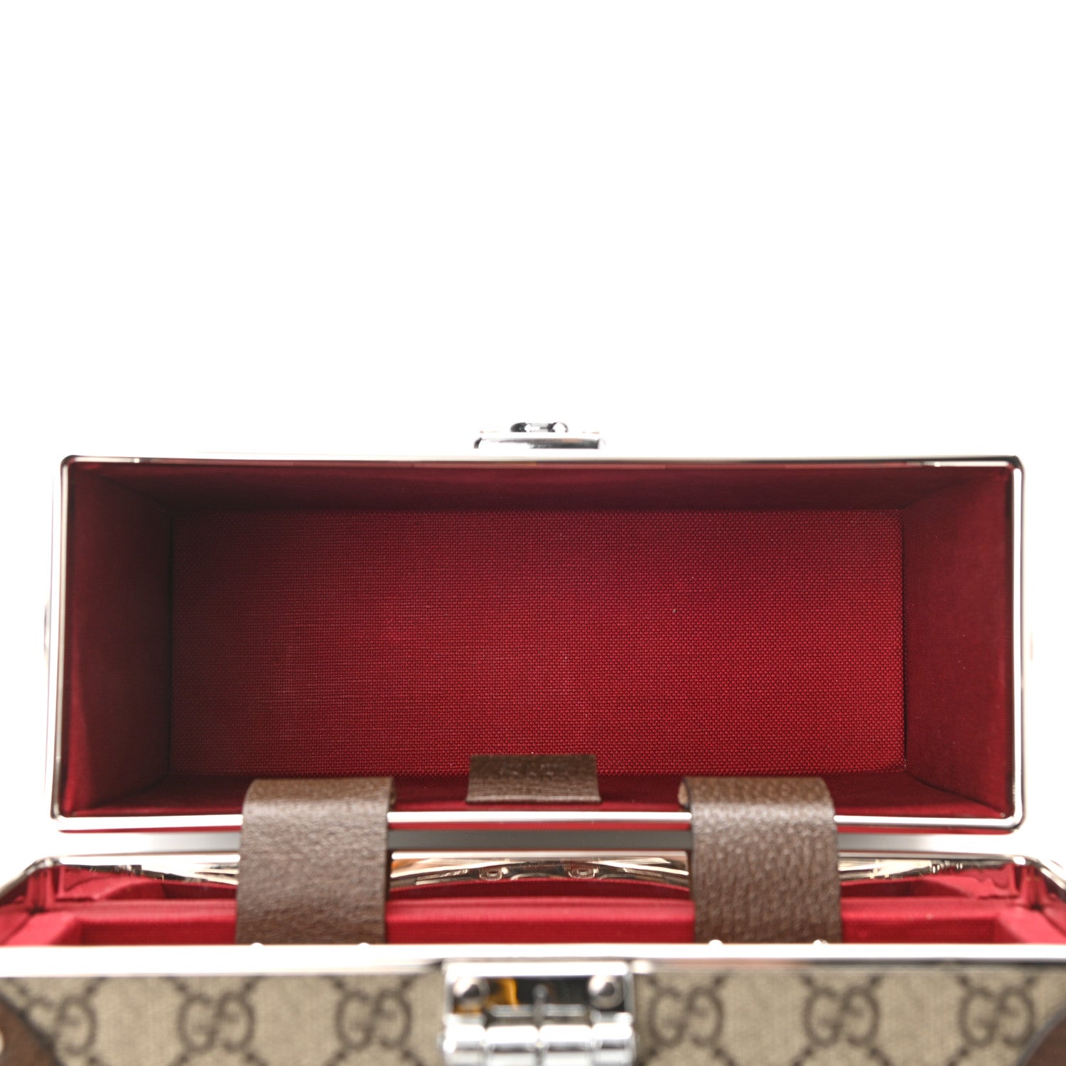 Gucci GG Supreme Monogram Globe-Trotter Beauty Case Brown 5 of 10