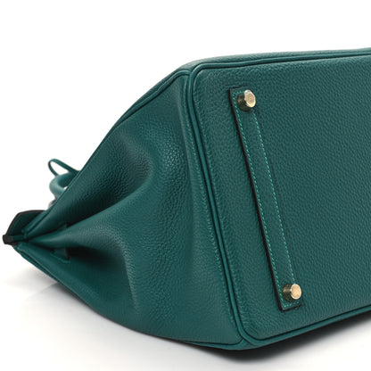 Hermes Togo Birkin 35 Malachite 9 of 10