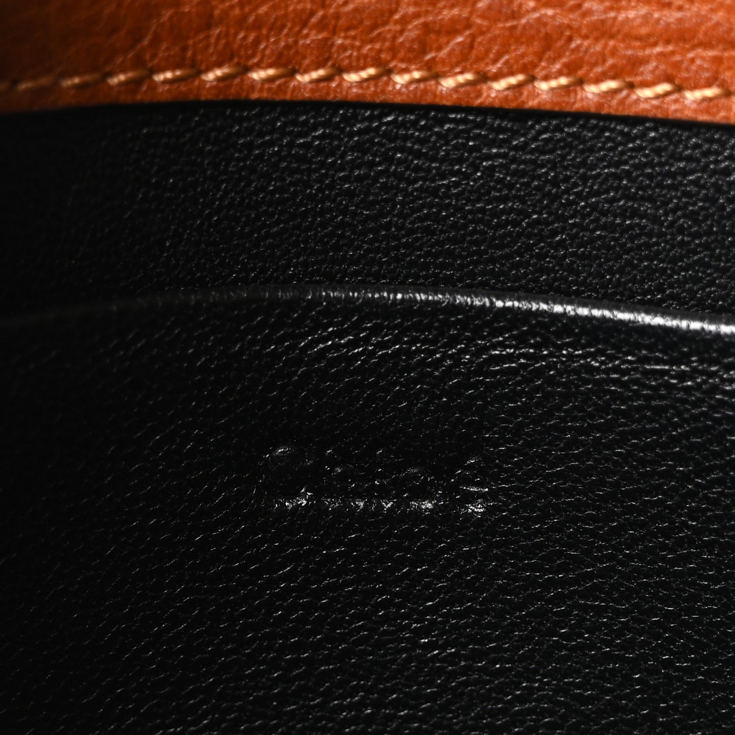 Calfskin Small Nile Bracelet Minaudiere Bag Caramel