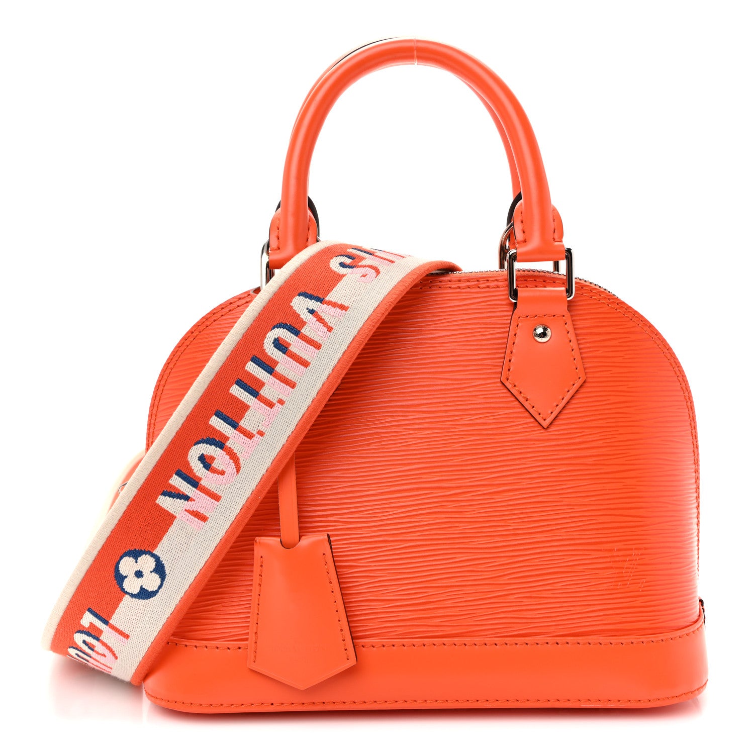Louis Vuitton Epi Jacquard Alma BB Orange 1 of 10