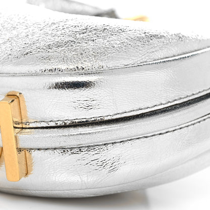 Fendi Rock Millenium Nano Fendigraphy Hobo Charm Argento 9 of 10