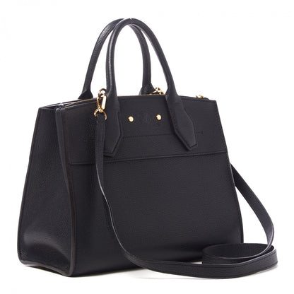 Louis Vuitton Taurillon City Steamer PM Black 3 of 9