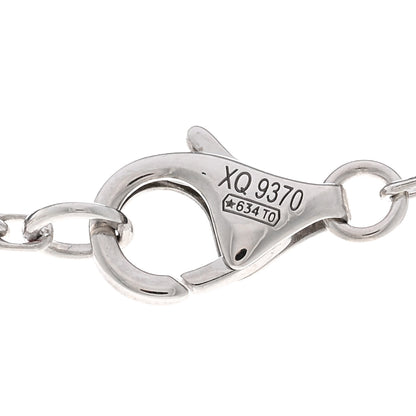 Cartier 18K White Gold Diamond Interlocking LOVE Paved Necklace 5 of 6