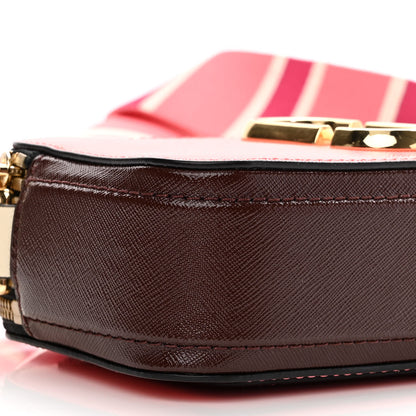 Marc Jacobs Saffiano Small Snapshot Camera Bag Coral Multi 9 of 11