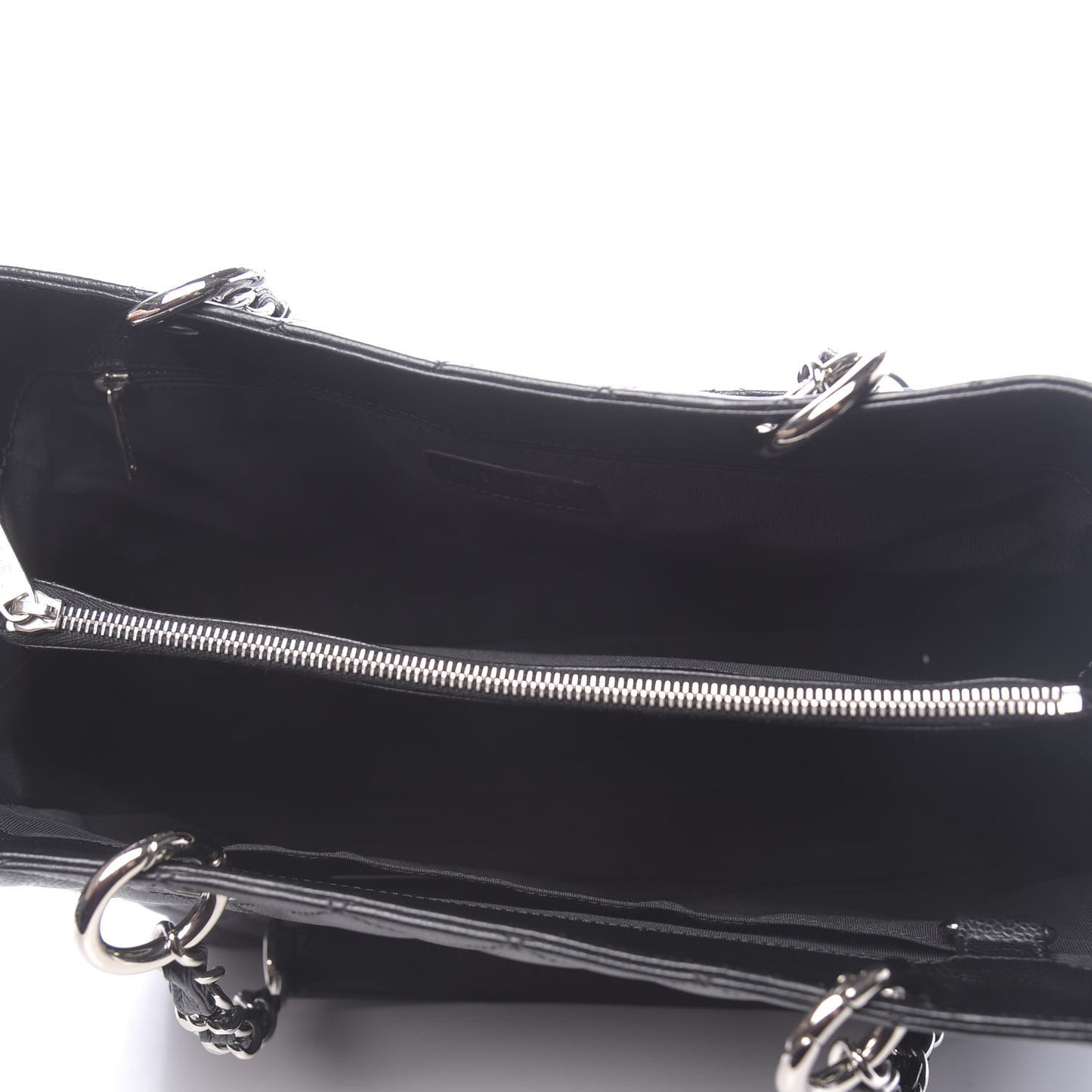 Caviar Quilted Grand Shopping Tote GST Black