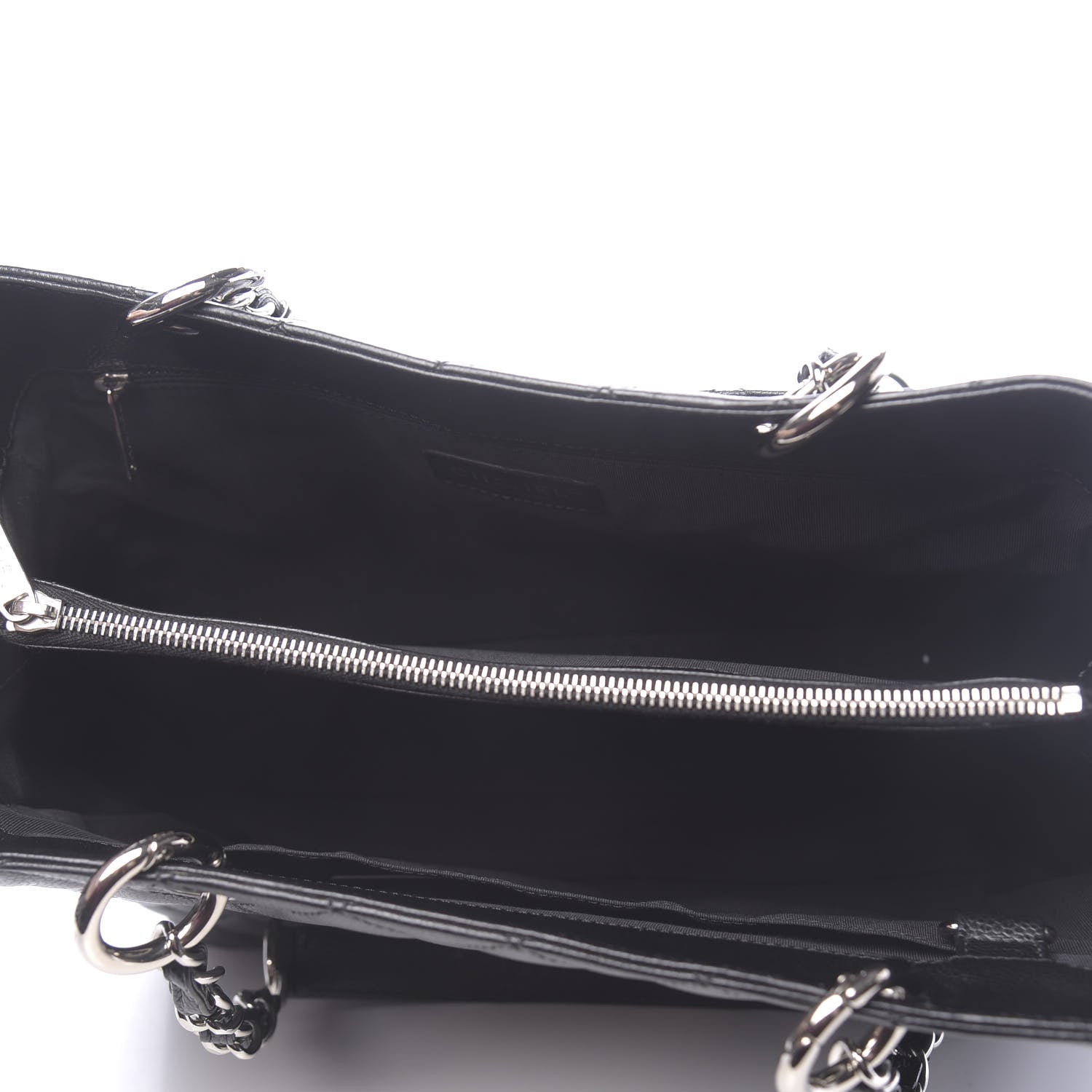 Chanel Caviar Quilted Grand Shopping Tote GST Black 5 of 10