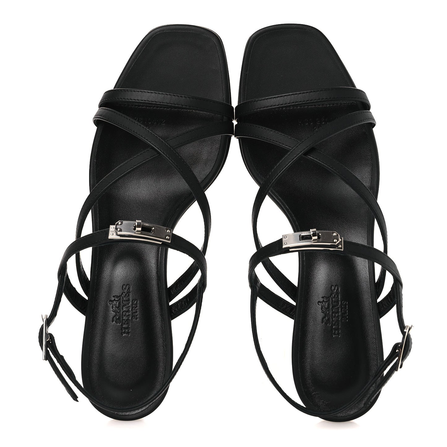 Calfskin Muse 40 Sandal 37 Black