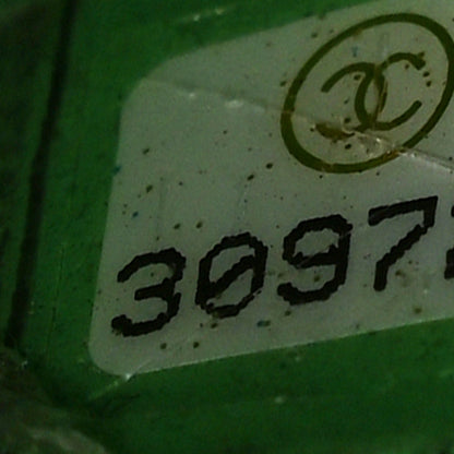 Chanel Caviar Quilted Medium Double Flap Green 6 of 7