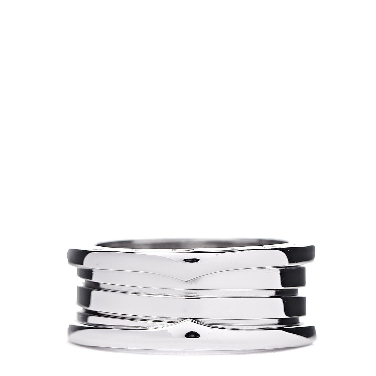 18K White Gold B.Zero1 Three-Band Ring 59 8.75