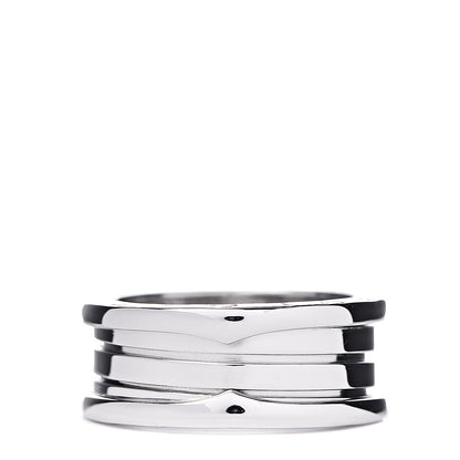 Bulgari 18K White Gold B.Zero1 Three-Band Ring 59 8.75 1 of 5