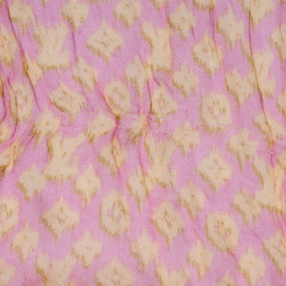 Louis Vuitton Cashmere Silk Monogram Ikat Stole Rose 7 of 7
