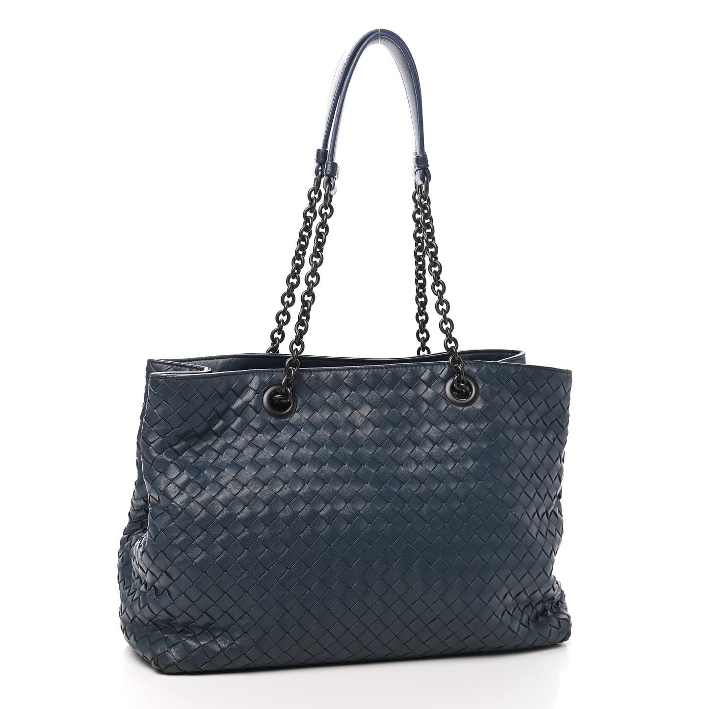 Nappa Intrecciato Medium Tote Denim