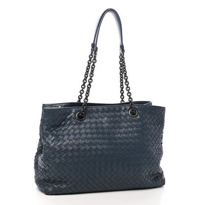 Bottega Veneta Nappa Intrecciato Medium Tote Denim 3 of 12