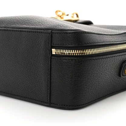 Dolce & Gabbana Drummed Calfskin Rosaria Shoulder Bag Black 10 of 10
