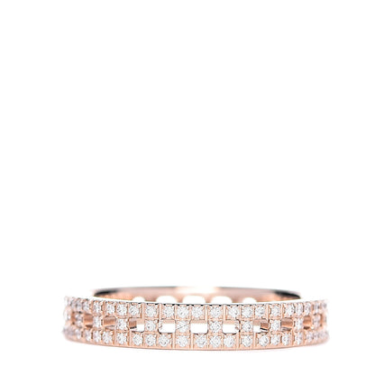 Tiffany 18K Yellow Gold Diamond T True Narrow Band Ring 56 7.5 3 of 5