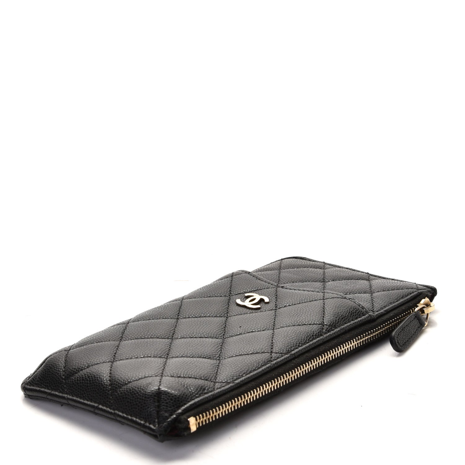 Chanel Caviar Quilted Classic iPhone Pouch Black 4 of 8