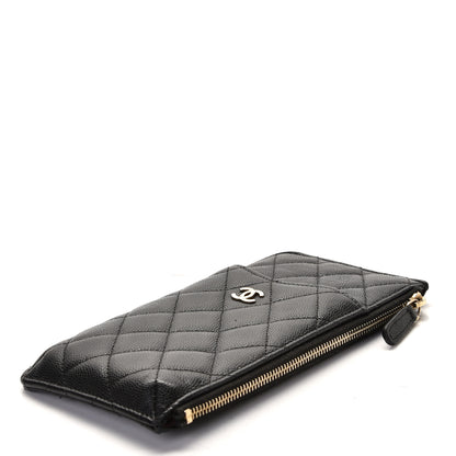 Chanel Caviar Quilted Classic iPhone Pouch Black 4 of 8