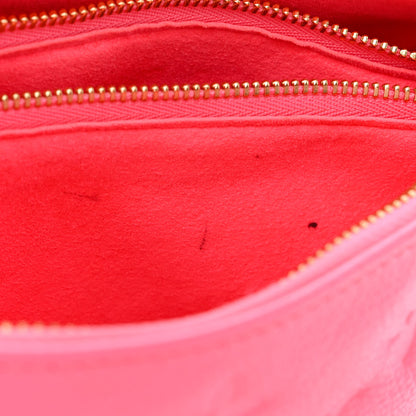 Louis Vuitton Calfskin Embossed Monogram Coussin BB Rose Fluo 14 of 18
