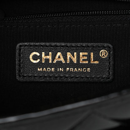 Chanel Patent Quilted Small School Memory Top Handle Flap Black 6 of 12