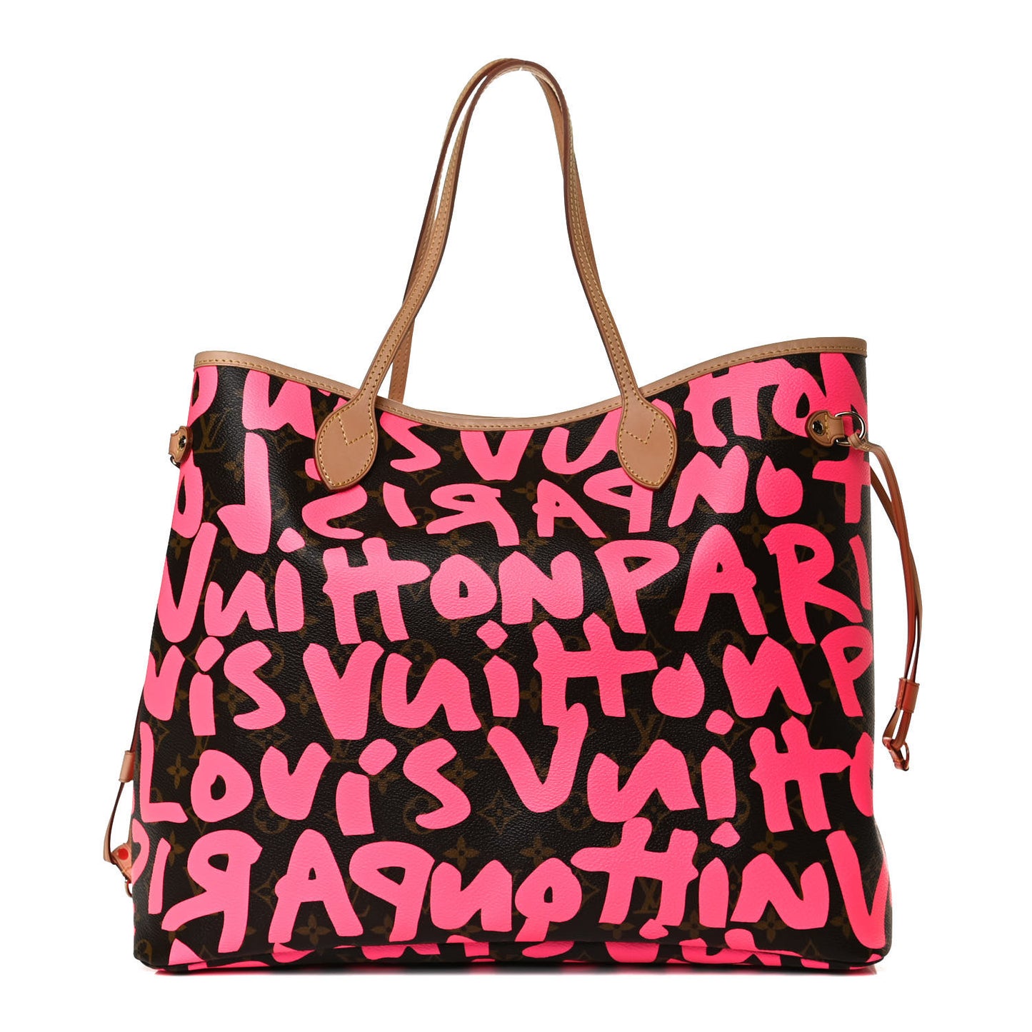 Monogram Graffiti Neverfull GM Fuchsia