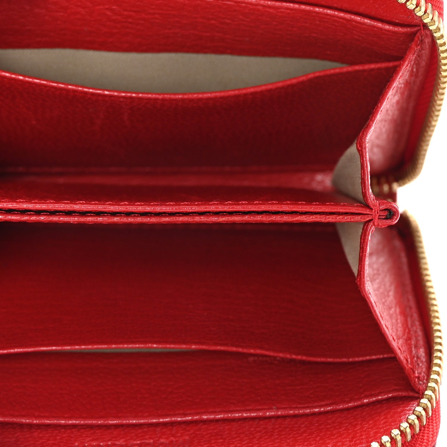 Mulberry Small Classic Grain Compact Zip Wallet Red 5 of 6