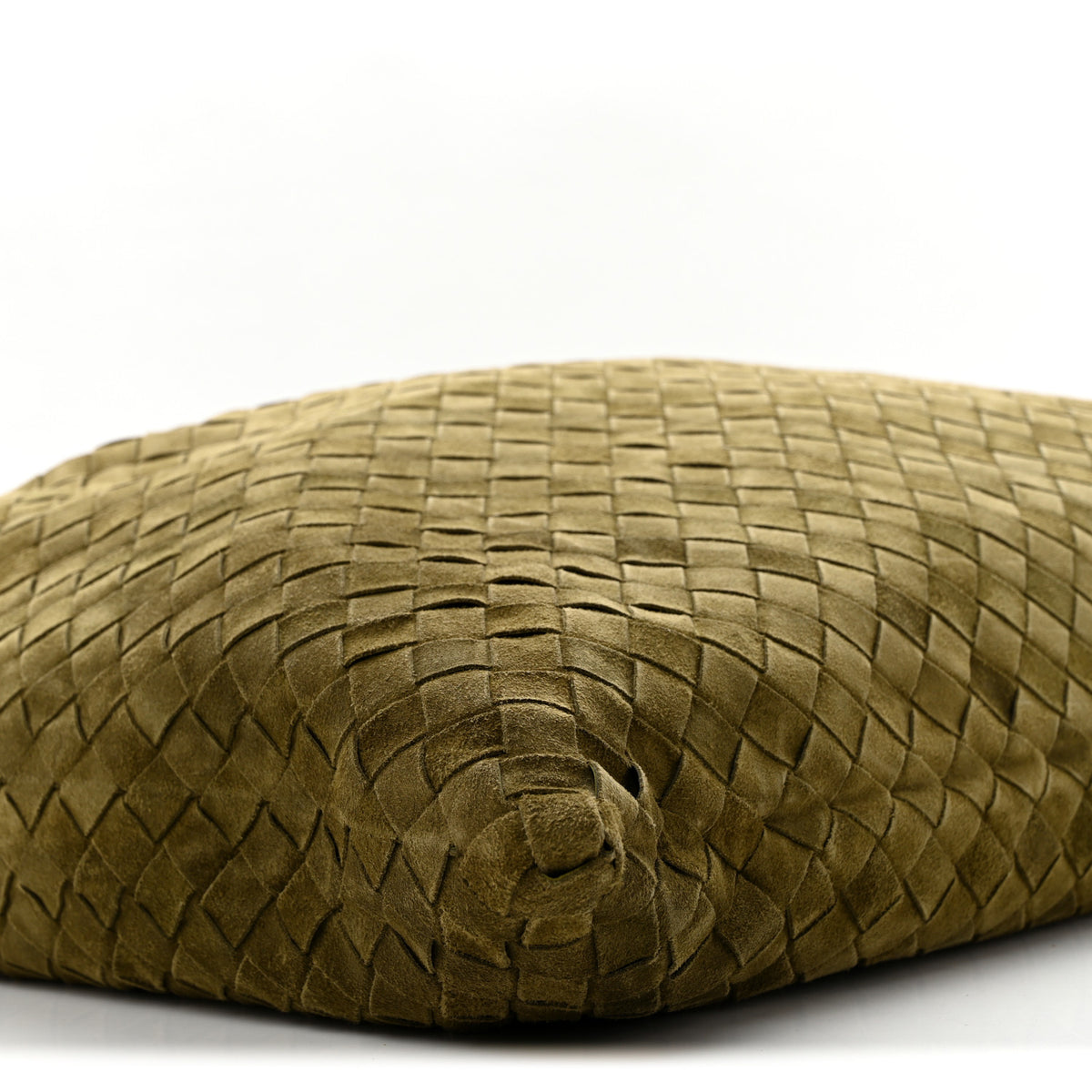 Suede Intrecciato Large Hop Mud