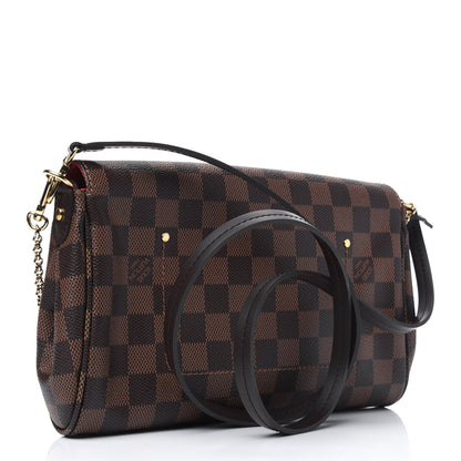 Louis Vuitton Damier Ebene Favorite MM 3 of 11
