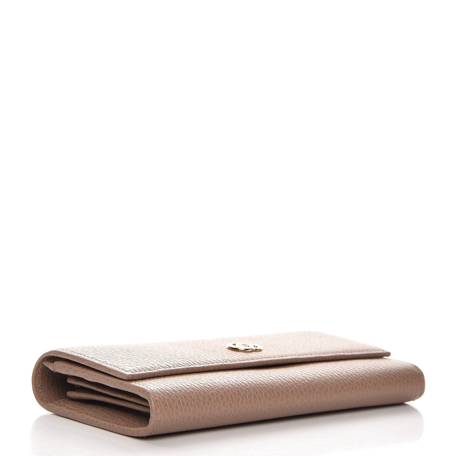 Gucci Dollar Calfskin GG Marmont Continental Wallet Porcelain Rose 4 of 8