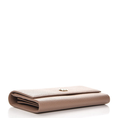 Gucci Dollar Calfskin GG Marmont Continental Wallet Porcelain Rose 4 of 8